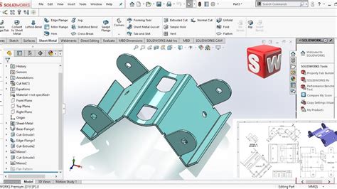 solidworks sheet metal design|solidworks sheet metal examples.